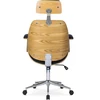 Mebel Elite Biuro kėdė FABIAN su TILT mechanizmu, auksinio ąžuolo ir juodos spalvos