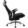 Mebel Elite Ergonominė pasukama kėdė DYLAN su TILT mechanizmu, juoda