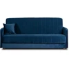 Mebel Elite Išskleidžiama sofa-lova, 198 cm, tamsiai mėlyna, veliūrinė