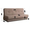 Mebel Elite Išskleidžiama sofa-lova ARUBA, 2 vnt., 188 cm, ruda