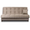 Mebel Elite Išskleidžiama sofa-lova LIMA, 186 cm, smėlio spalvos