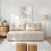 Mebel Elite Išskleidžiama sofa-lova MORANA, 197 cm, kreminė