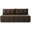 Mebel Elite Išskleidžiama sofa-lova MORANA, 197 × 142 cm miegamasis paviršius, ruda