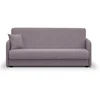 Mebel Elite Išskleidžiama sofa-lova PORTO, 198 × 86 cm, smėlio spalvos
