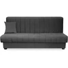Mebel Elite Išskleidžiama sofa-lova SIGMA, 191 cm, pilka