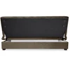 Mebel Elite Išskleidžiama sofa-lova SIGMA, 191 cm, smėlio spalvos