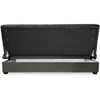Mebel Elite Išskleidžiama sofa-lova SIGMA, 191 cm, pilka