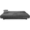 Mebel Elite Išskleidžiama sofa-lova SIGMA, 191 cm, pilka