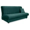 Mebel Elite Išskleidžiama sofa-lova SIGMA, žalia, veliūrinė