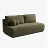 Mebel Elite Išskleidžiama sofa-lova su DL mechanizmu, 207 cm, žalia