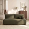 Mebel Elite Išskleidžiama sofa-lova su DL mechanizmu, 207 cm, žalia