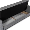 Mebel Elite Išskleidžiama sofa MALTA, pilka