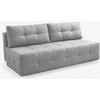 Mebel Elite Išskleidžiama sofa MORANA, 197 × 96 cm, pilka