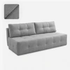 Mebel Elite Išskleidžiama sofa MORANA, pilka, šenilinė