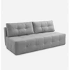 Mebel Elite Išskleidžiama sofa MORANA, pilka, šenilinė