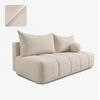 Mebel Elite Išskleidžiama sofa Saria, 207 × 86 cm, kreminė
