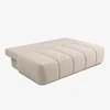 Mebel Elite Išskleidžiama sofa Saria, 207 × 86 cm, kreminė