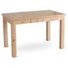 Mebel Elite Išskleidžiamasis stalas SKUBI, 120–160 × 75 cm, artisan ąžuolo