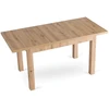 Mebel Elite Išskleidžiamasis stalas SKUBI, 120–160 × 75 cm, artisan ąžuolo