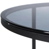 Mebel Elite Kavos staliukų rinkinys CARRERA MAX, 60 ir 70 cm, pilkas ir juodas