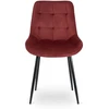 Mebel Elite Kėdė CHRIS, veliūrinė, bordo spalvos