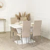 Mebel Elite Kėdė MOLLY, smėlio spalvos, veliūrinė