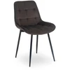 Mebel Elite Kėdė su veliūro apmušalu, 51,5 × 55 × 85 cm, ruda