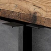 Mebel Elite Komoda BLAGO, 180 cm, tamsaus ąžuolo ir grafito spalvos