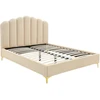 Mebel Elite Lova GEMINI, 160 × 200 cm, smėlio spalvos