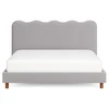 Mebel Elite Lova IZMIR, 160 × 200 cm, pilka, boucle