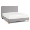 Mebel Elite Lova IZMIR, 160 × 200 cm, pilka, boucle