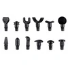Mebel Elite Masažinis pistoletas ME-MG06, 12 keičiamų antgalių, juodas