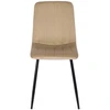 Mebel Elite Minkšta kėdė IBIS, veliūrinė, smėlio spalvos