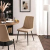 Mebel Elite Minkšta kėdė IBIS, veliūrinė, smėlio spalvos
