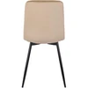 Mebel Elite Minkšta kėdė IBIS, veliūrinė, smėlio spalvos