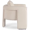 Mebel Elite Poilsio fotelis GALA, kreminis, 79 × 75 × 69 cm