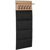 Mebel Elite Sieninė kabykla MODENA, 60 cm, artisan ąžuolo ir grafito spalvos