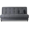 Mebel Elite Sofa-lova LIMA, 186 cm, pilka