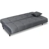 Mebel Elite Sofa-lova LIMA, 186 cm, pilka
