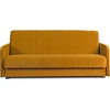 Mebel Elite Sofa-lova PORTO, miegamoji vieta 114 × 186 cm, garstyčių spalvos velūrinė