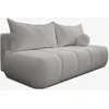 Mebel Elite Sofa-lova SARIA, 207 × 86 × 91 cm, pilka