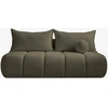 Mebel Elite Sofa-lova SARIA, 207 × 86 cm, alyvuogių spalvos, buklė audinys