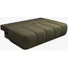 Mebel Elite Sofa-lova SARIA, 207 × 86 cm, alyvuogių spalvos, buklė audinys
