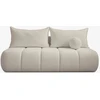 Mebel Elite Sofa-lova SARIA, miegamoji dalis 207 × 140 cm, kreminė