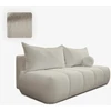 Mebel Elite Sofa-lova SARIA, miegamoji dalis 207 × 140 cm, kreminė