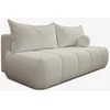 Mebel Elite Sofa-lova SARIA, miegamoji dalis 207 × 140 cm, kreminė