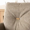 Fotelis Mebel Elite Sukamoji kėdė su porankiais, 47 × 47 × 50 cm, ruda