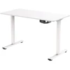Rankiniu būdu reguliuojamas rašomasis stalas Spacetronik Moris 113WW, 120 × 60 cm, baltas