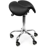Spacetronik Ergonominė reguliuojama balno taburetė SELLA, juoda