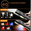 Relybo LED prožektorius 1000000 lm, įkraunamas, 9 režimai, USB-C, šoninis COB apšvietimas, LC222-DE